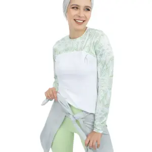 Gray Hip Tie Cover-UP