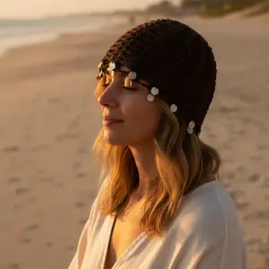 The Nacre Crochet Cap