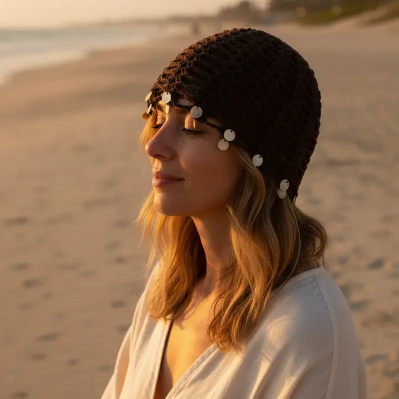 The Nacre Crochet Cap