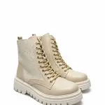 Boots leather with diamonds on the side – B-50
