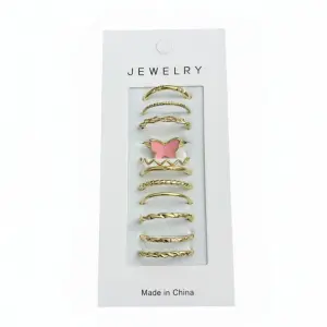 Elegant Gold Ring Set – 11 Pieces - RN-16