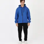 Unisex Essential Zip Blue Hoodie