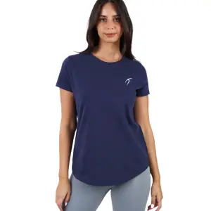 Basic Short Sleeves Navy T-Shirt