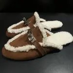 Fur Suede Mules