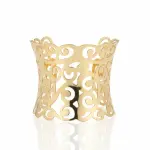 Wide Gold Cuff Bracelet BR-101