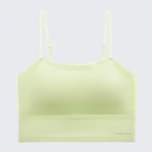 Seamless Camisole Built-in Bra Plus Size Padded Base Layer Top