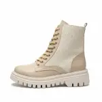 Boots leather with diamonds on the side – B-50