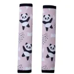 Panda Love -Set of 2 Seat Belt Covers