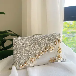 Silver Rosecroft Clutch