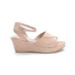 Sandal Wodge Heel With Belt Buckle-W-6