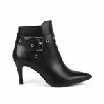 Boot Mid Heels Leather R-599