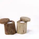 Handmade Natural Wooden Candle with Lid – A Luxurious Touch of Warmth