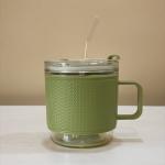 مج بماسك جلد وشاليموا زجاج