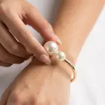 Elegant Double Pearl Bracelet BR-123