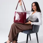 Minimal Shape Shoulder Bag-red