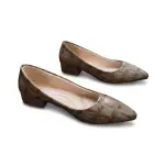 Classic Croco Low Heel Pump BN-49