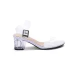 Transparent Heel Sandal C-49