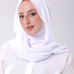 حجاب ذكي ابيض