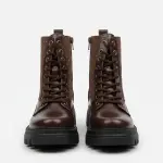 Boots leather with diamonds on the side – B-50