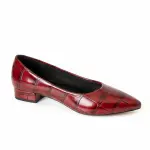 Classic Croco Low Heel Pump BN-49