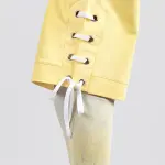 Girls Cropped Yellow Sweatshirt