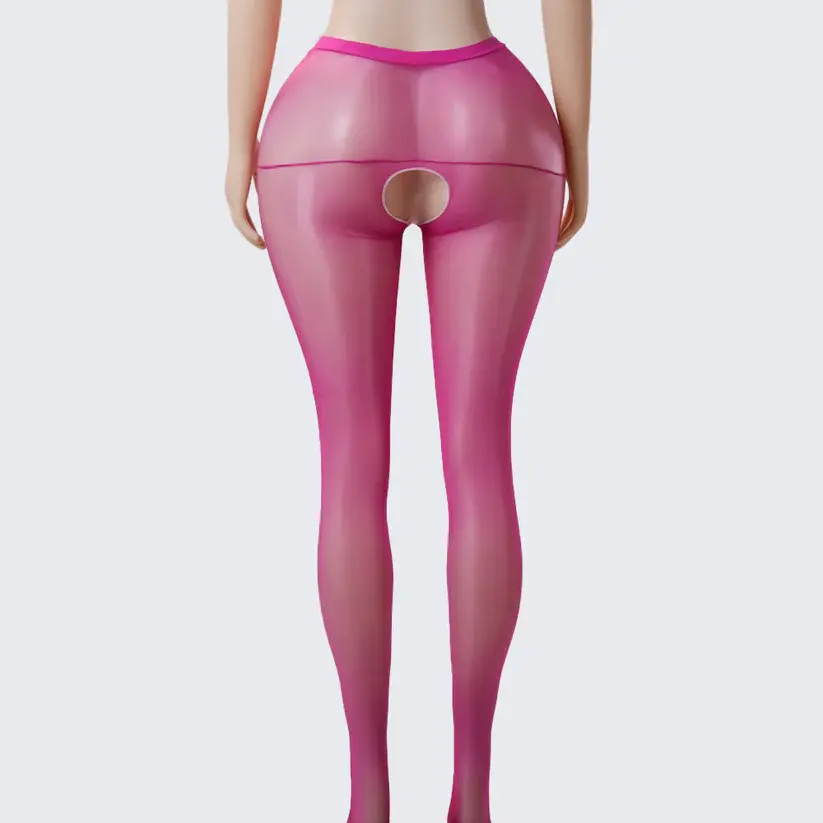 Perfumed See-Through Open-Crotch Pantyhose