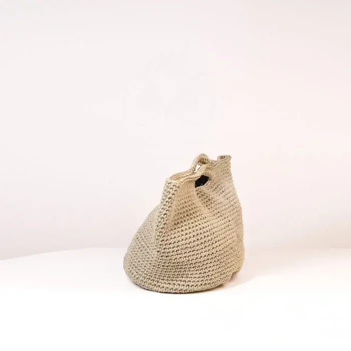 Marisol Crochet Tote Bag – Handmade Boho Shoulder Bag with Wooden Handles