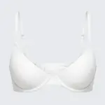 Seamless Soft Wire Plunge Bra Invisible Demi Push Up Bralette