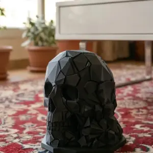 Fractured Skull Sculpture