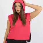 Women's Hoodie Magenta Top