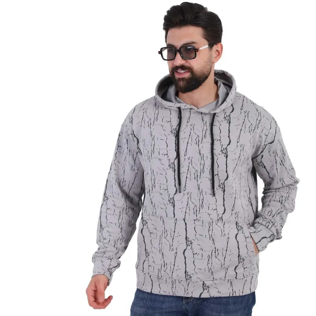 Light Grey Cotton Hoodie