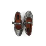 Studded BALLERINA STRAP FLAT