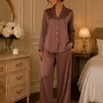 Rosewood Crinkled Marble Effect pjs