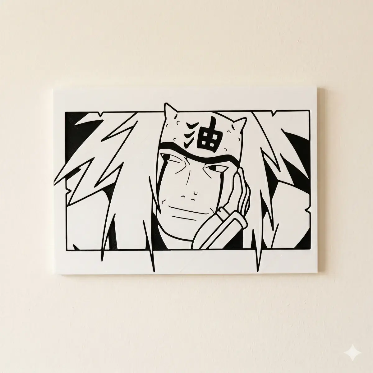 Jiraiya 3D Wall Art