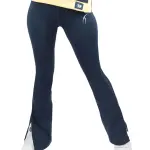 Slit Yoga Navy Pants