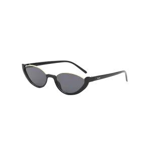 SEMI-RIMLESS CAT-EYE