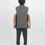 Kids Gray Puffer Vest