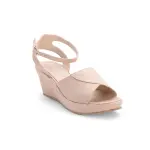 Sandal Wodge Heel With Belt Buckle-W-6