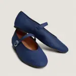 Denim Mary Jane Ballet Flats