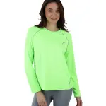 Slim Long Sleeve Lime Green Top