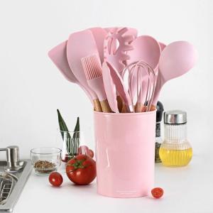 طقم سيليكون بالحامل ١٢قطعة