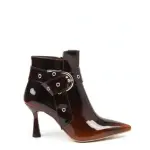 Ankle boot Made of shiny gradient-colored leather R-905