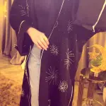 Black Sparkly Abaya