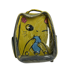 Transparent Backpack Cat Background