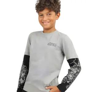 Cotton Boy's Gray T-Shirt