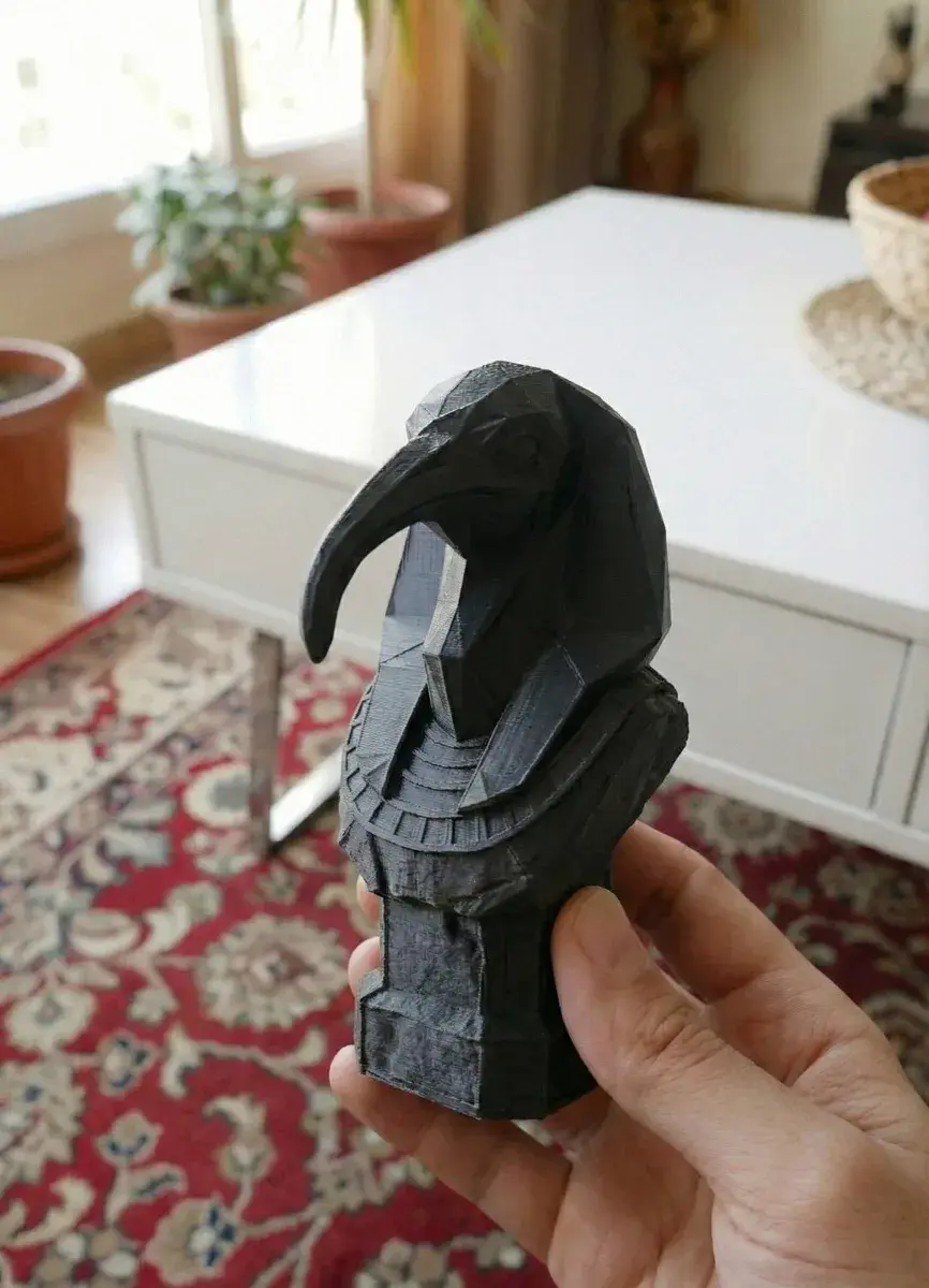 Thoth Low Poly Bust