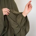 OLIVE CREPE SET ISDAL