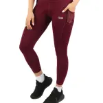 Pocket Flex Capri Bordeaux Leggings