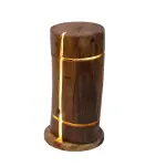 Luxury Solid Wood Lamp with Ambient LED Glow – Artistic Boho Lighting for Home & Restaurant