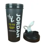 MD STAY FIT Jordan Protein Shaker Bottle with Mixing Ball, Flip-Top Lid, for Gym and Fitness